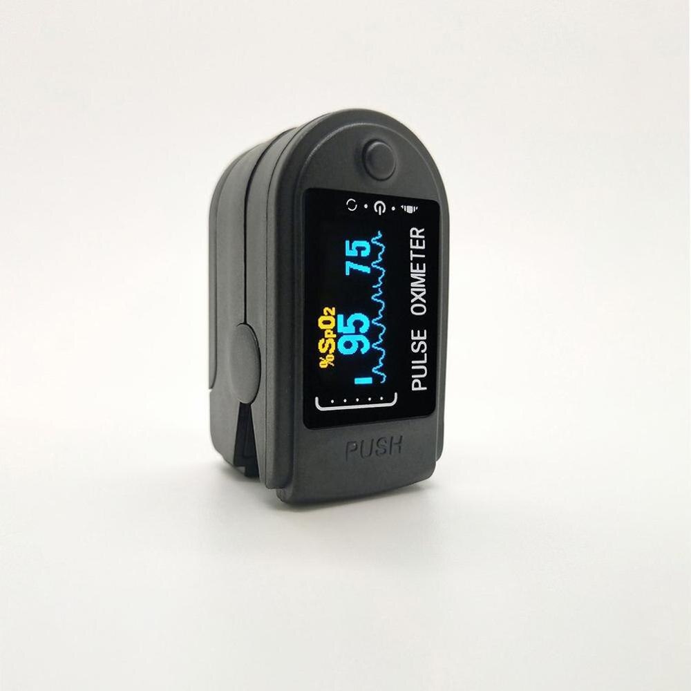 OLED Two-Color Finger Clip Pulse Oximeter One-Click Operation HD Large Screen