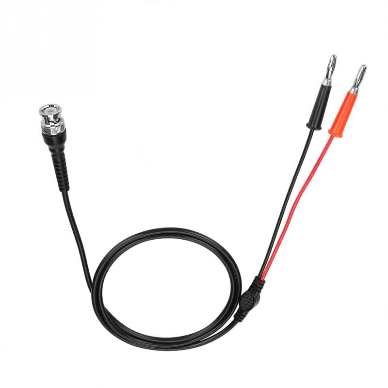 Connecteurs BNC à double fiche banane, fils de Test de , 2 pièces, noir et rouge