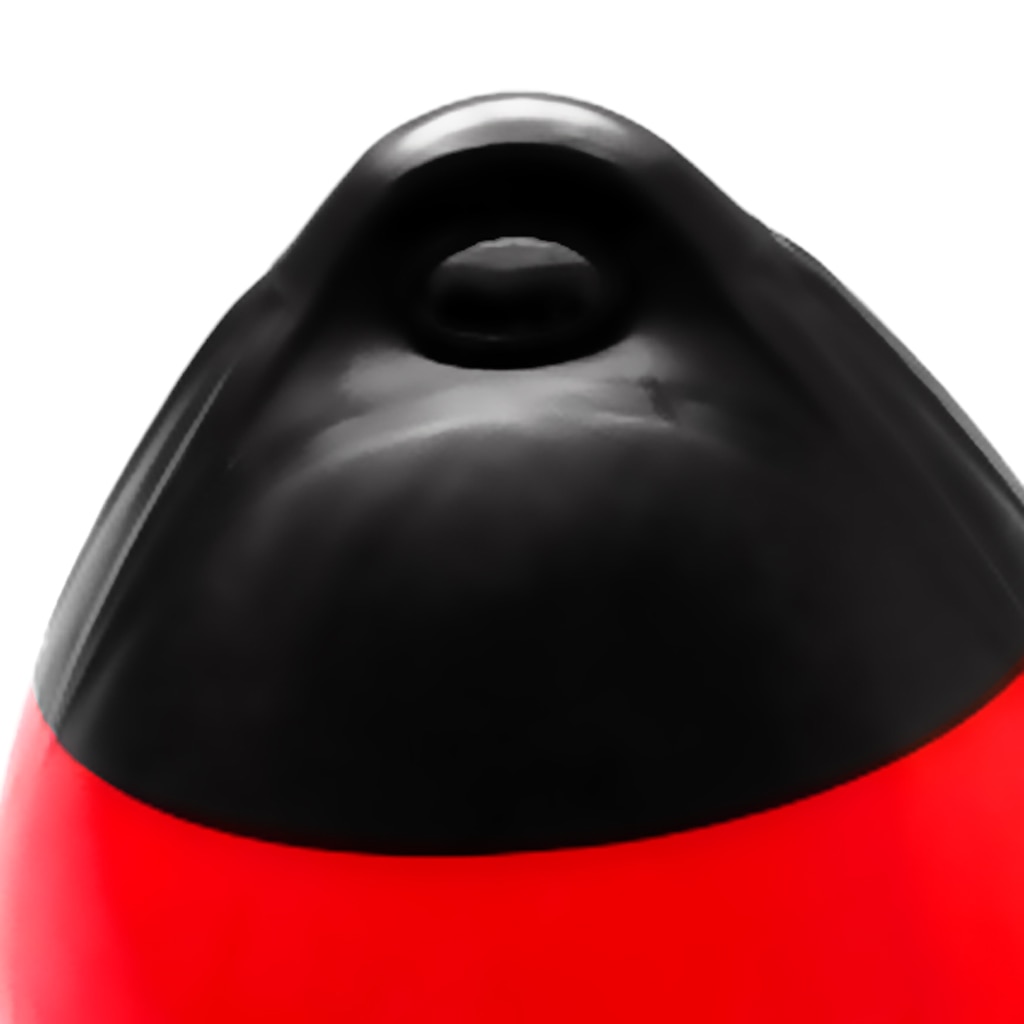 2pcs Round Inflatable Boat Fender Ball Marine Mooring Buoy, PVC Dock Bumper Shield Protection, Red and Yellow