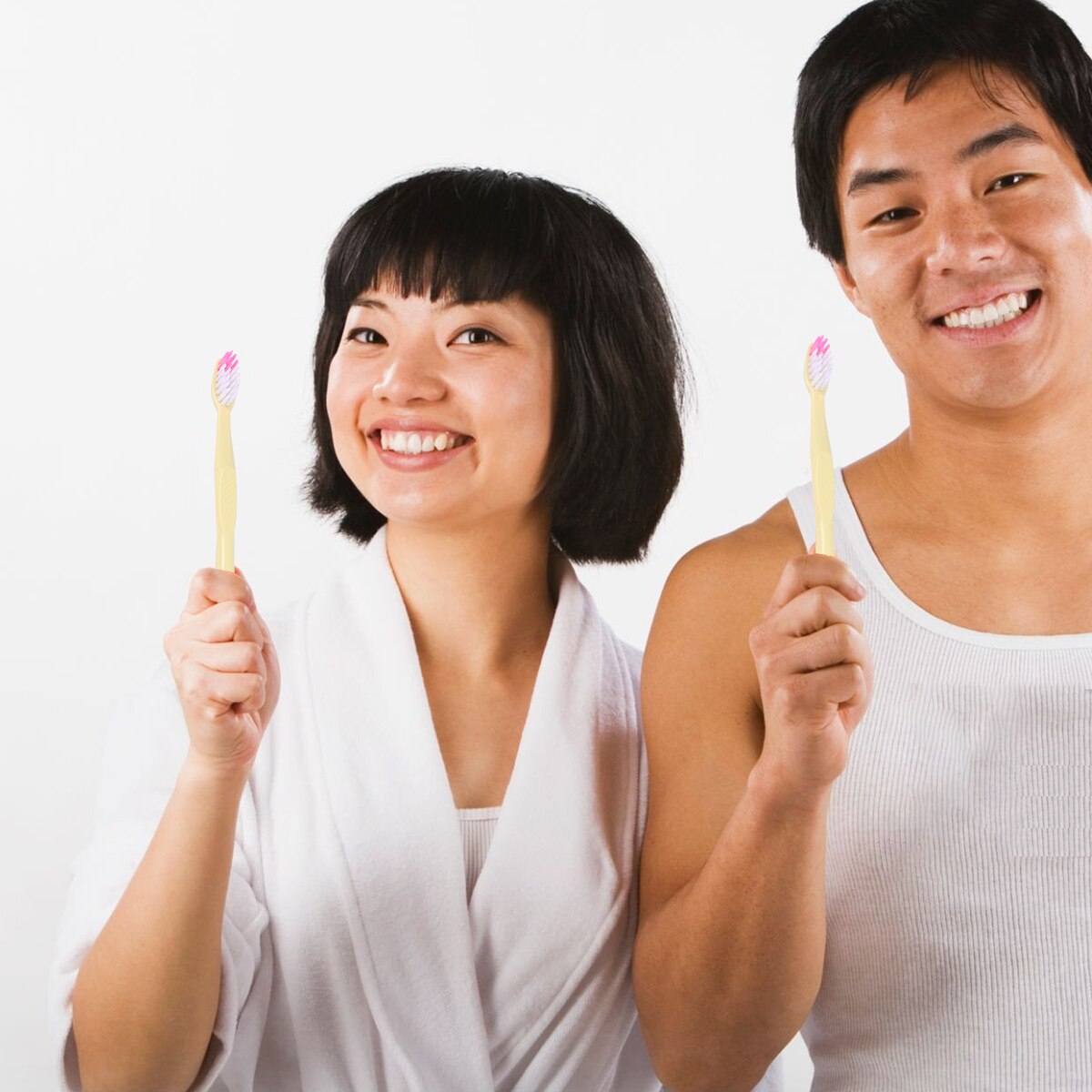 Brosses à dents jetables avec dentifrice, 100 pièces, emballées individuellement