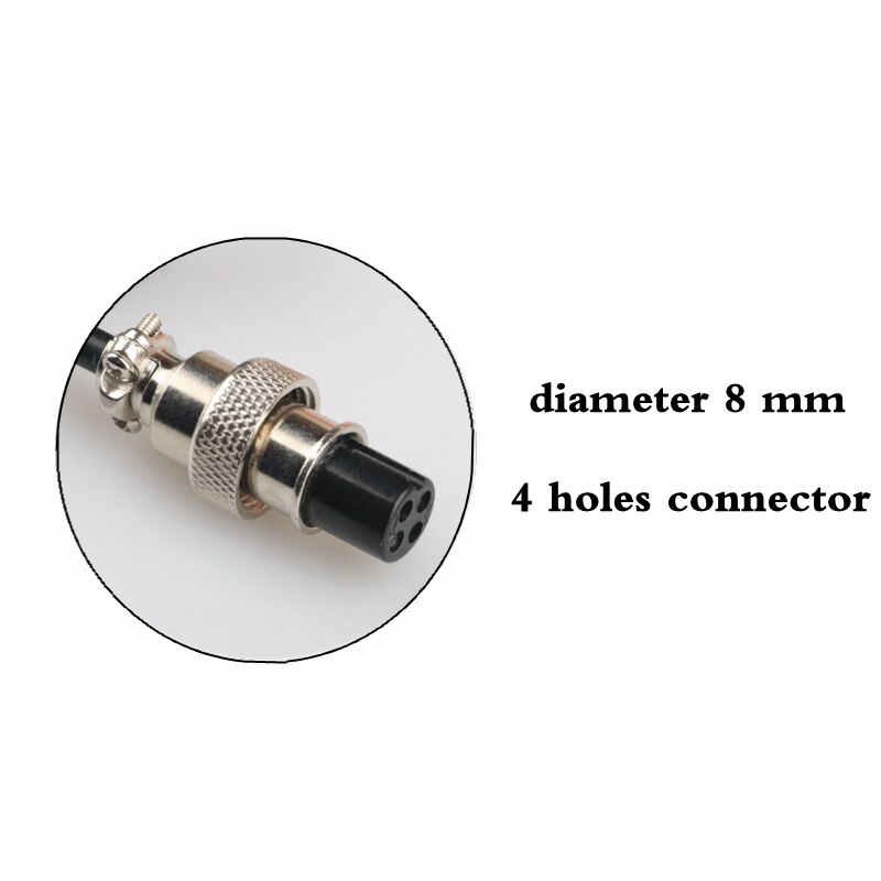 63v laderuitgangslijn  gx12-4p 4 gaten connectorkabel voor ninebot scooteraccessoires 4p gx12 8 mm in diameter