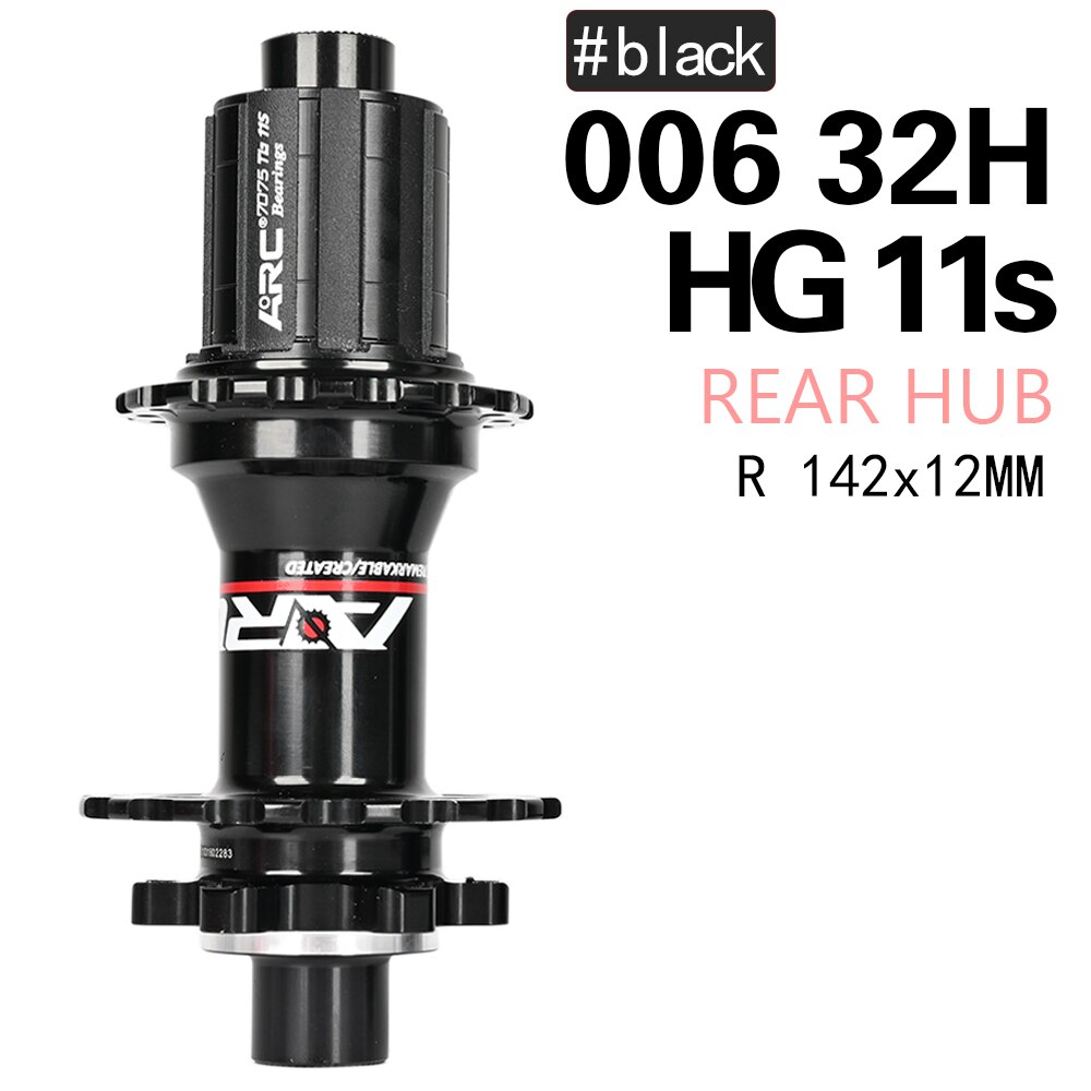 Nanlio Bicycle Hubs ARC 006 Mountain Bike Hub - NBK Bearing Aluminum Alloy Hub for 8-12 Speeds | Available in 32/28/36 Holes: Pink