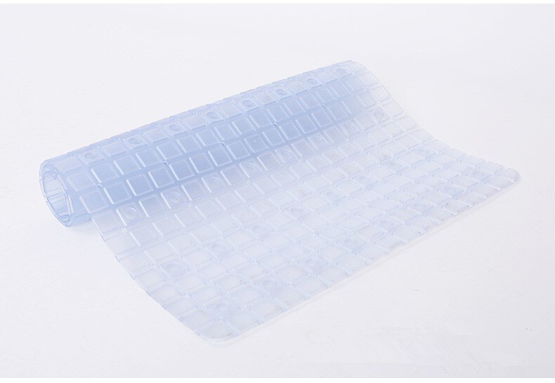 Grille antidérapante en PVC | Tapis de sol pour les toilettes, tapis de salle de bain, de douche, fournitures de salle de bain à domicile: Transparent