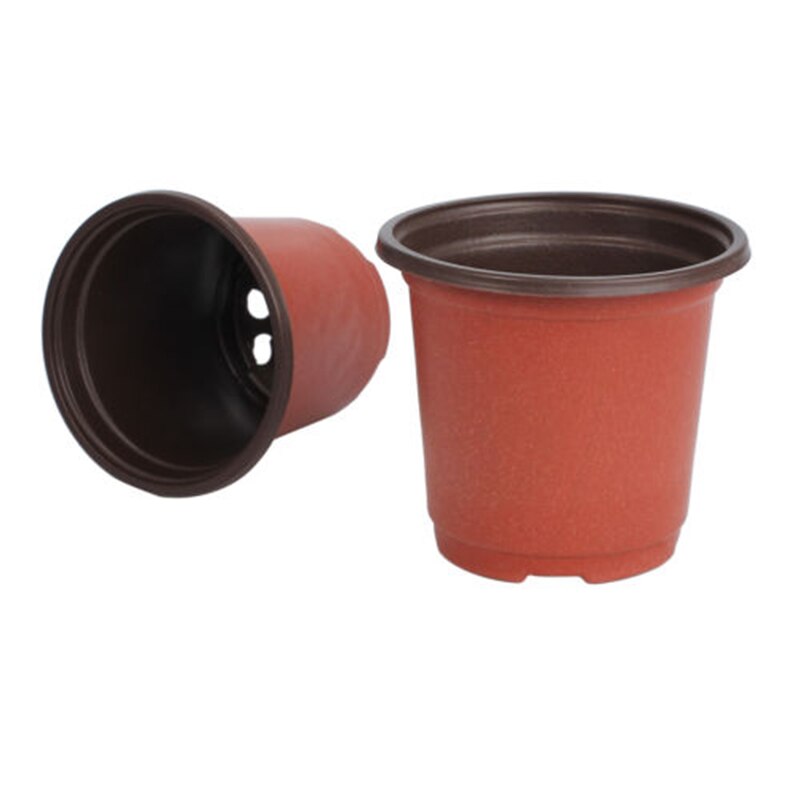 100pcs Plastic Nursery flower Pots For Plants Flowerpot Seedling Tray Planter Plant pot Grow Box Garden Supplies Growing System