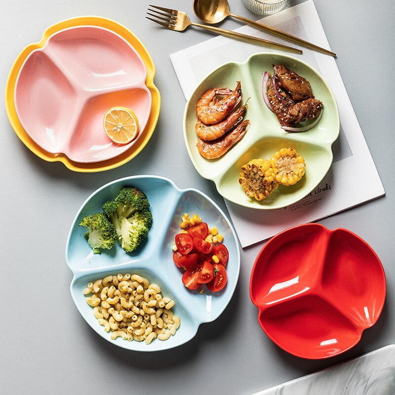 Ceramic tableware divided plate dinner plates dinner plates Cute dinner plate plate dishes cute plate ceramic plates