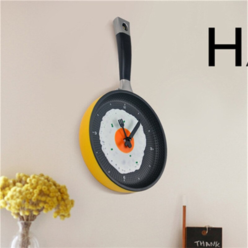 Couverts omelette pot forme cuisine horloge créative moderne décoration de la maison suspendus table
