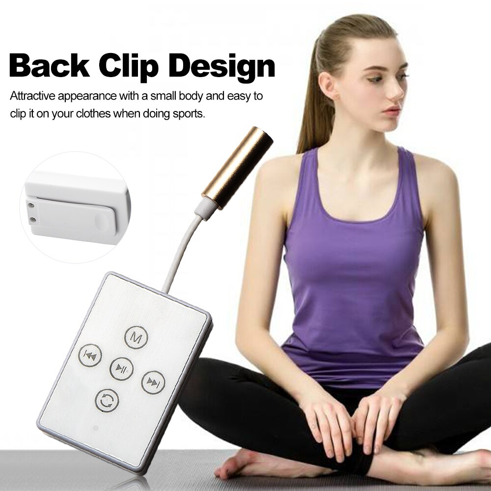 Waterproof MP3 Player 4GB/8GB - Sport Music Player with FM Radio & Back Clip