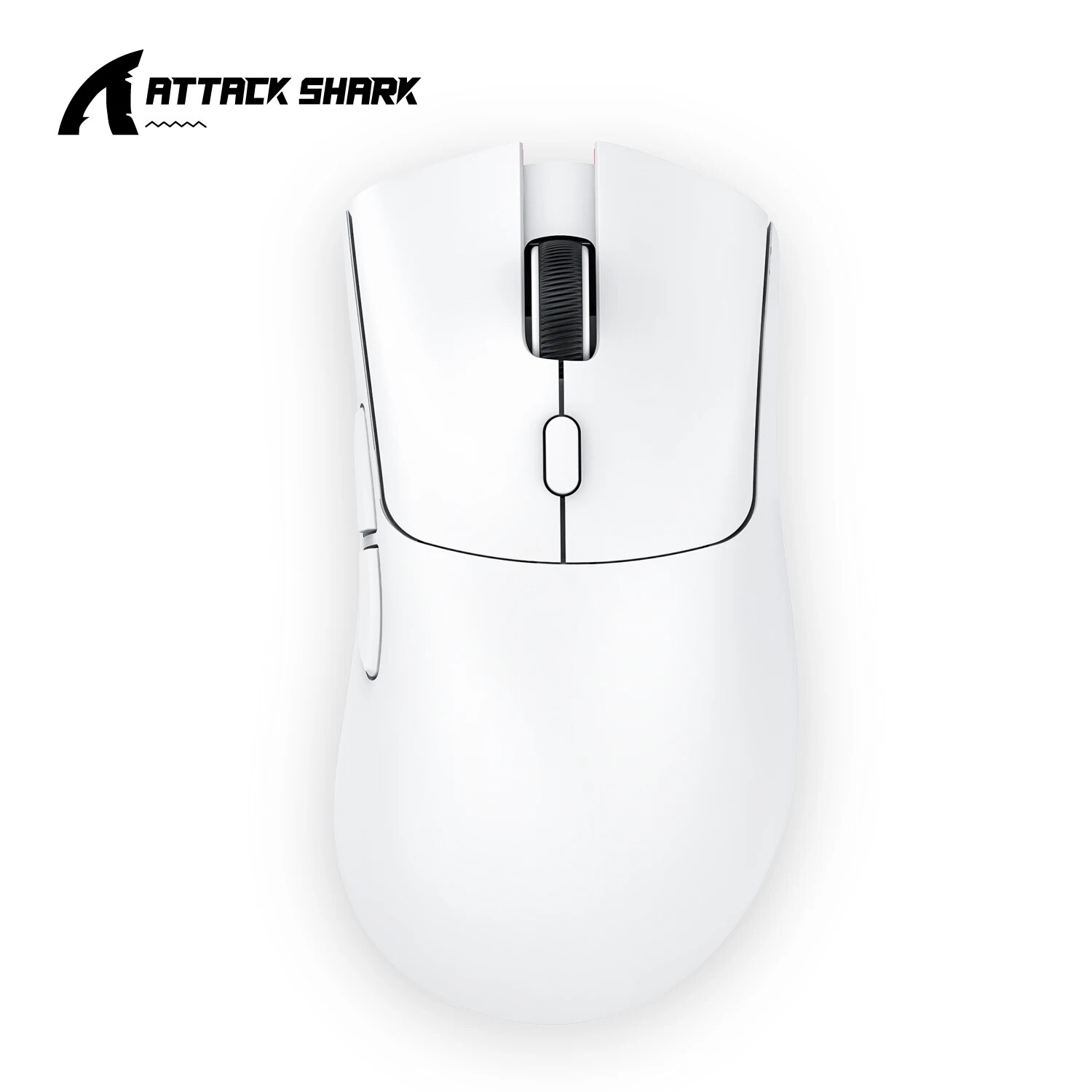R1 Superlight Mouse Bluetooth 2.4G Bezprzewodowa mysz do gier PixArt PAW3311 Czujnik do gier 6 regulowanych DPI do gier biurowych: WHITE