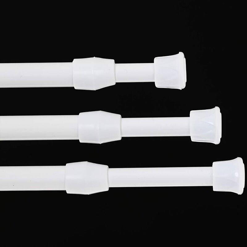 8 kleine spanstangen 15.7 inch  to 28 inch veer uitschuifbaar gordijn gordijn douchegordijn telescopische stang voor keukenkast cu