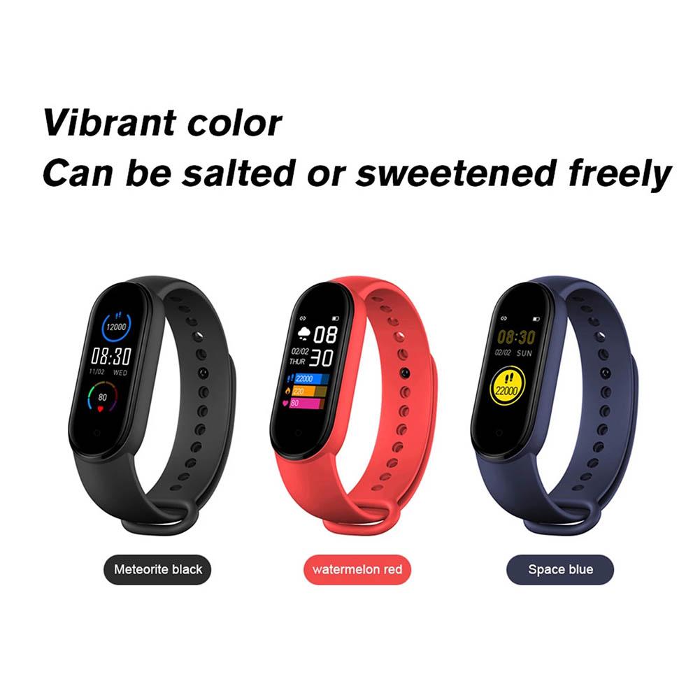 M6 Smart Horloge Armband Bloeddruk Slaap Gezondheid Monitoring Stappenteller Kleur Screen Sport Armband Touch Smart Horloge