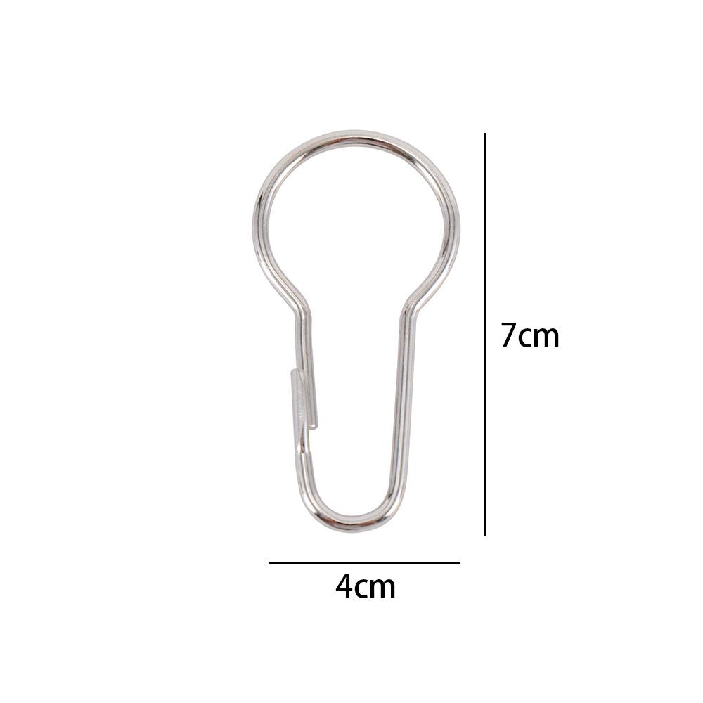 Crochet universel pour rideau de douche, Type gourde, boucle de salle de bain
