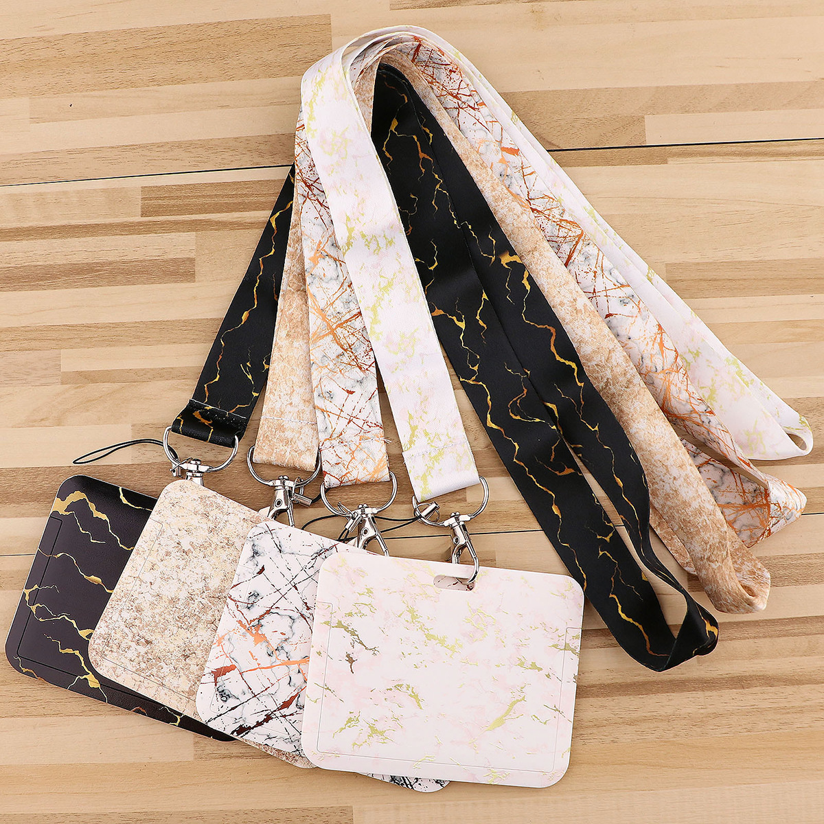 Horizontal Marble Texture Mobile Phone Card Holder... – Grandado