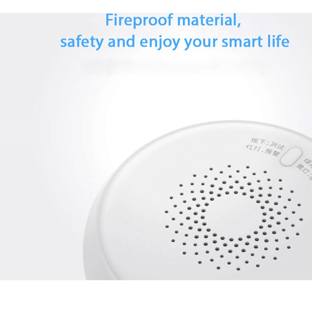 Tuya smart hjem zigbee røykdetektor sensor smart brannalarm sensor trådløst sikkerhetssystem smart liv tuya app kontroll