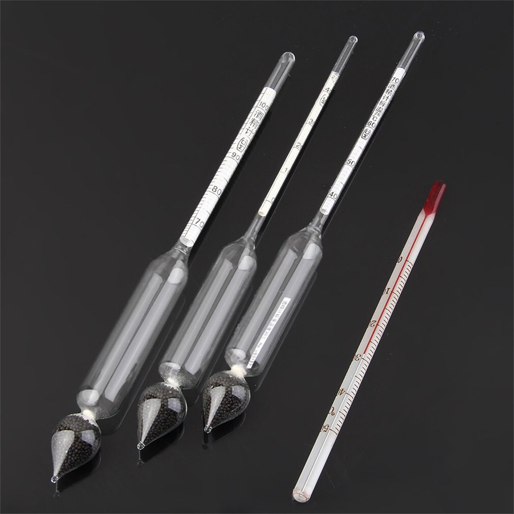 EsportsMJJ 3-fach Aräometer - Hydrometer Für Bier, Wein & Apfelwein