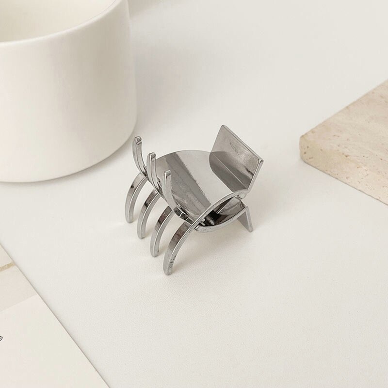 Hoge Paardenstaart Clip Vaste Artefact Anti-Verslapping Metalen Kleine Haarspeld Vrouwelijke Back Hoofd Kleine Haai Clip Hoofdtooi Haar Accessoires: UP069762