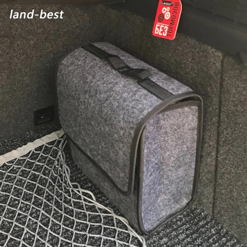 35x30x20 cm Große Größe Weichen Woll Filz Auto Kofferraum Organizer Auto Lagerung Kasten Tasche Feuerfeste Verstauen aufräumen Paket Decke Werkzeug