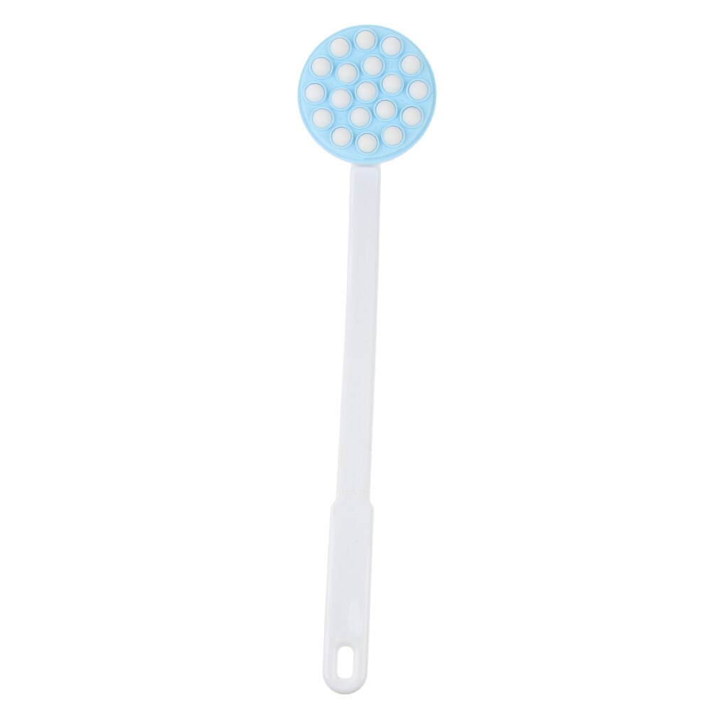 Elderly Disabled Patient Long Handle Bath Shower Back Massage Brush Scrubber