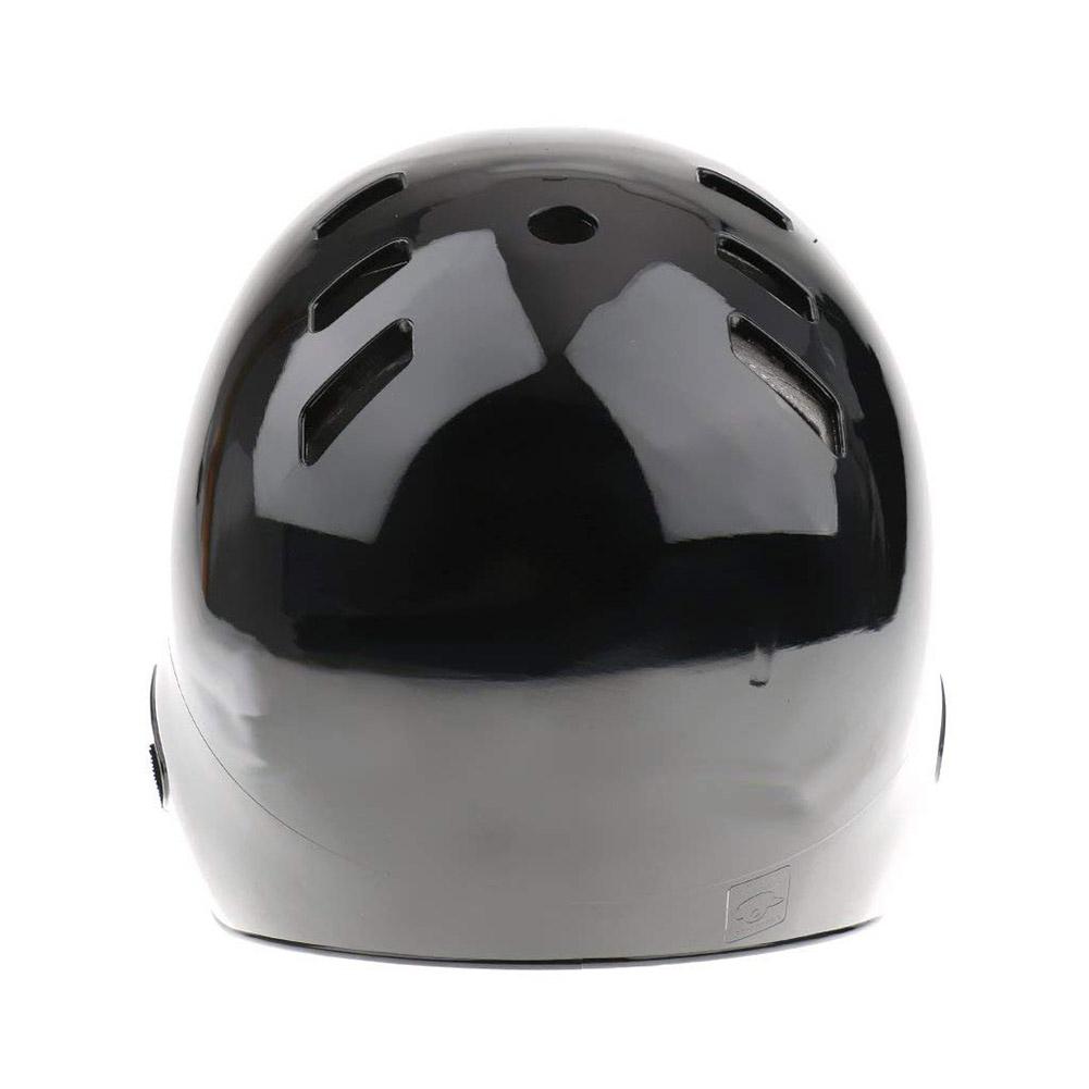 Mounchain unisex general baseball hjelm åndbar dobbelt ører beskyttelse baseball sports hjelm hovedbeskytter 55-60 cm hoved sort