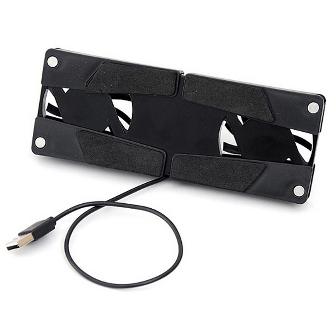 Portable Slim Smart USB Fan Laptop Cooling Pad 2 Fans Cooler Plug Play for Notebook PC Laptop Computer Peripherals