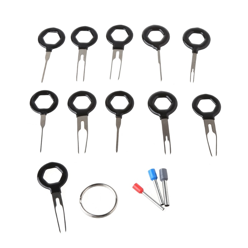 11 Pcs Auto Terminal Removal Tool Kit Bedrading Connector Pin Release Extractor