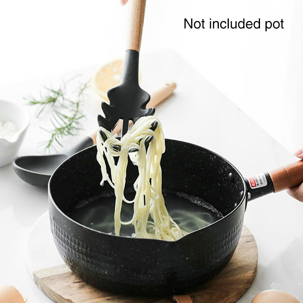 Accessories Gadgets Wooden Handle Tool Non Stick Kitchen Spatula Spoon Baking Cooking Utensil Practical Colander Cookware Shovel