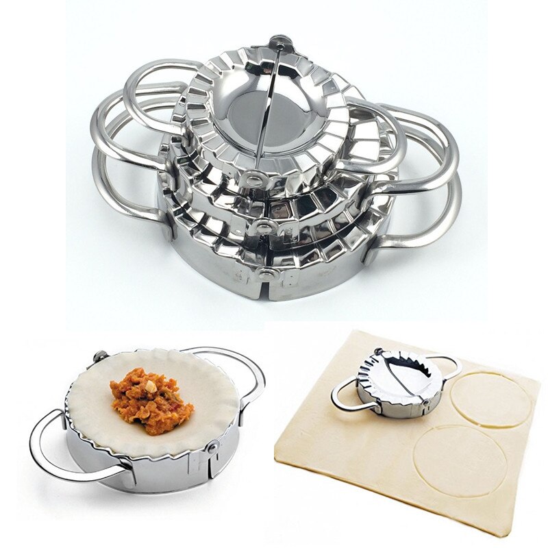 Edelstahl Knödel Schimmel Presse Teig Kuchen Ravioli Schimmel Kochen Gebäck Werkzeug Knödel Jiaozi Hersteller Schimmel