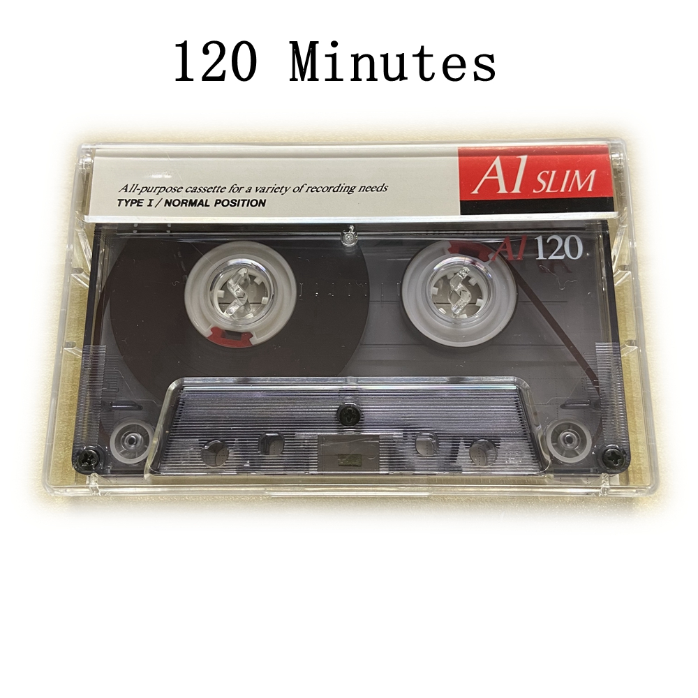 1PCS 120 Minutes Blank Tape High Clarity Magnetic Audio Tape Standard Cassette Blank Tape Tape Recorder Tapes