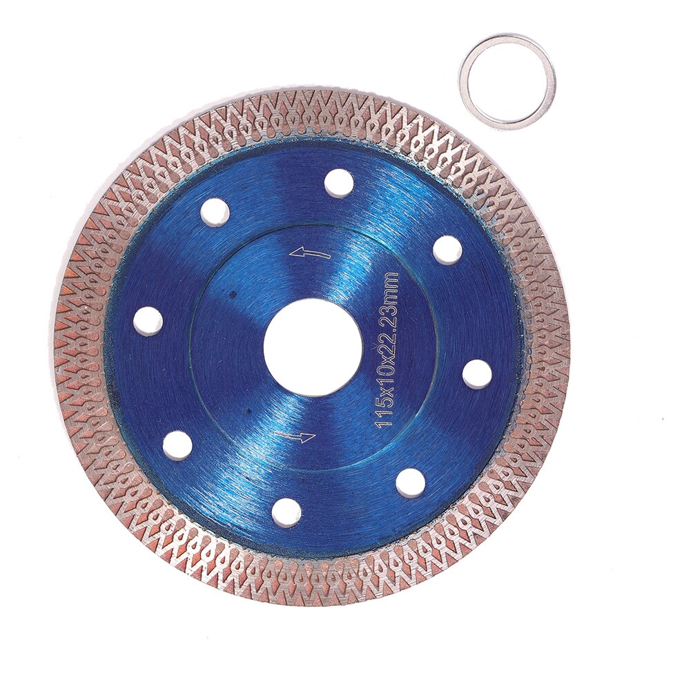 105/115/125Mm Diamant Zaagbladen Snijden Hout Zaag Wiel Schijf Multitool Cutter Haakse Slijper Voor Tegel keramische Graniet Marmer: blue 115mm
