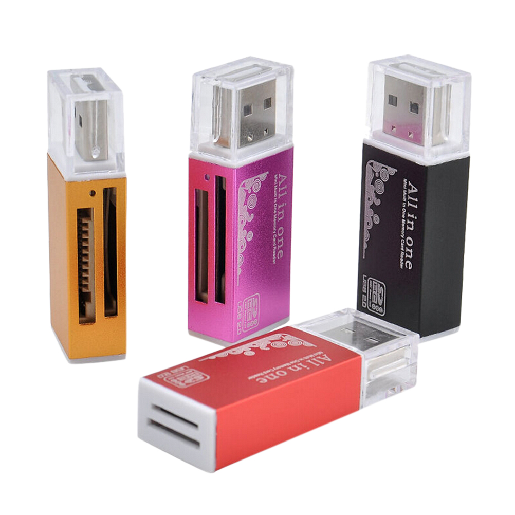 Chorro de , lector de tarjeta de memoria de 1 SD/MMC SDXC/RS MMC TF/MicroSD/MS PRO/MS DUO M2 lector de tarjeta
