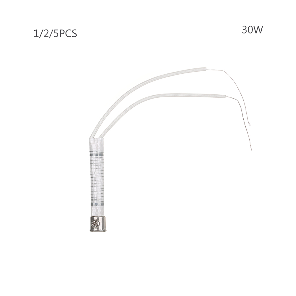 Durable Soldering Iron Core 220V 30W40W60W External Heat Heating Element Replacement Weld Equipment Welding Tool: 30W 1pc