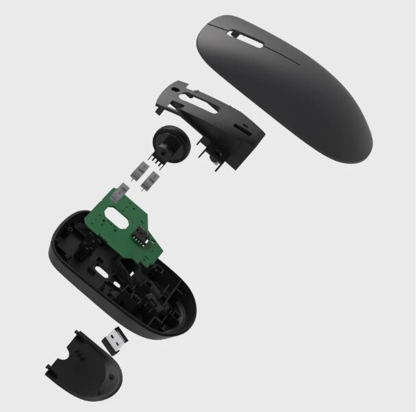 Original Xiaomi Wireless Mouse Lite 2.4GHz 1000DPI Ergonomic Optical Computer Mouse USB Receiver Office Game Mice For PC Lap