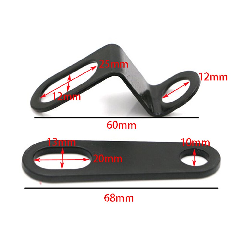 Soportes universales para luces de señal de giro de motocicleta, soporte para lámparas indicadoras de motocicleta, abrazaderas de montaje de lámpara de horquilla, accesorios de Metal, 2 uds.