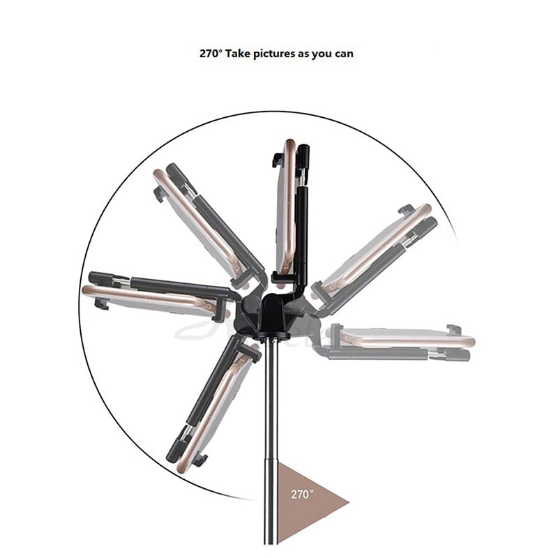 Roreta 3 In 1 Draadloze Bluetooth Selfie Stok Mini Statief Uitschuifbare Monopod Universele Pau De Palo Voor Iphone X 8 7 6S Samsung