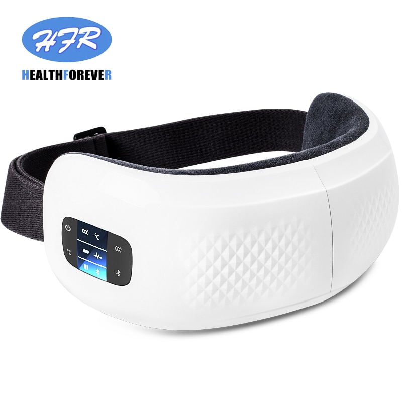 Smart Eye Massager Anti Wrinkles Eyes Massage for Tired Eyes Air Compression Heated Goggles Dark Circles Remove with Travel Case