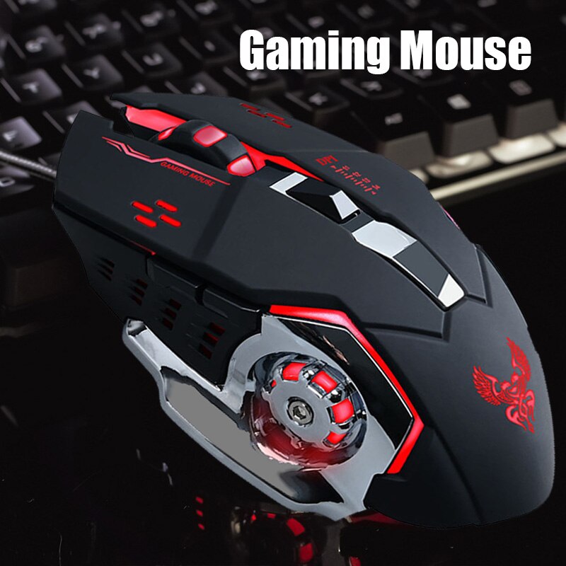 4800DPI Wireless Mouse Raton Gaming Mouse Rechargeable Silent LED Backlit USB Optical Mice Ergonomic Mouse Gamer For PC Laptop