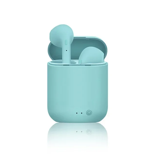 Écouteurs sans fil Bluetooth i12 TWS, oreillettes stéréo, suppression du bruit, casque d'écoute étanche pour sport et musique: Bleu