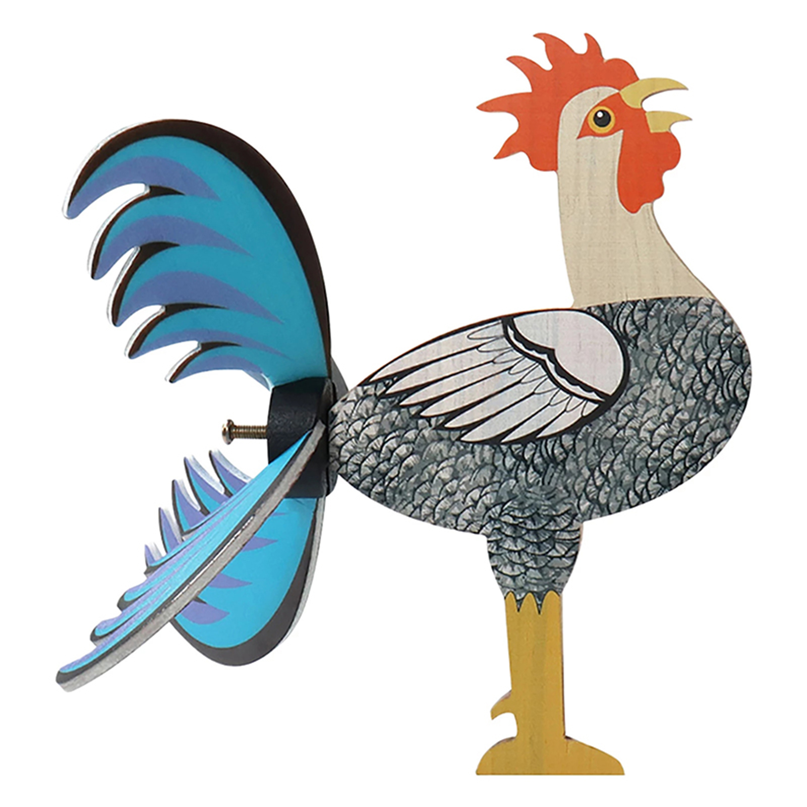 Rooster Windmill Garden Courtyard Farm Decor Yard Statue Vivid Sculpture Outdoor Decoration Father's Day grote windmolen