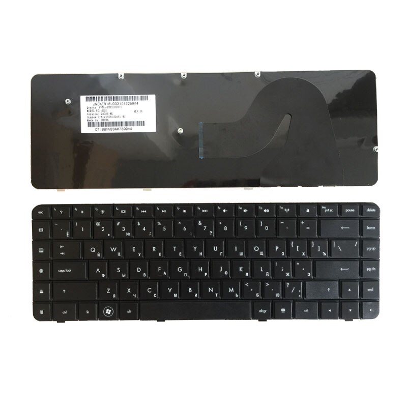 Russische Keyboard Voor Hp Compaq Presario 56 62 CQ56 G56 CQ62 G62 Ru Zwart AEAX6U00210 Toetsenbord 9Z.N4SSQ.001 AEAX6U00110