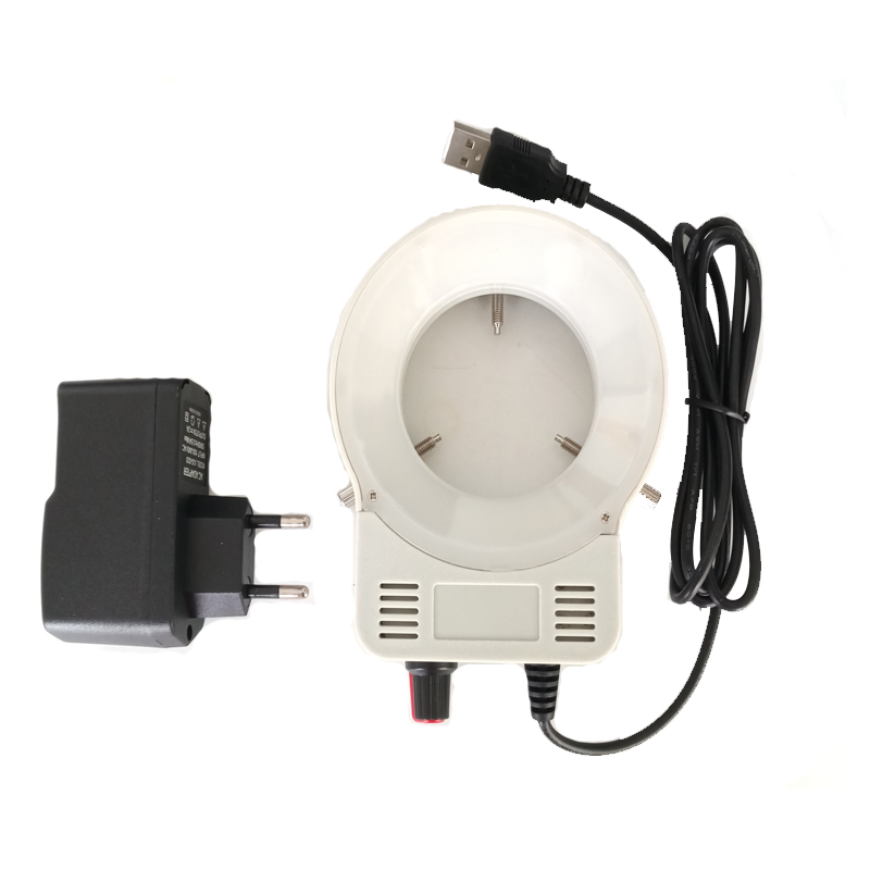 Adjustable 48pcs Led Ring Light illuminator Lamp For Microscope Industrial Camera Magnifier trinocular /binocular microscope