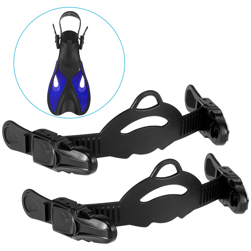 2PCS Flossen Strap Universelle Einstellbare Flossen Ersatz Schnalle für Tauchen