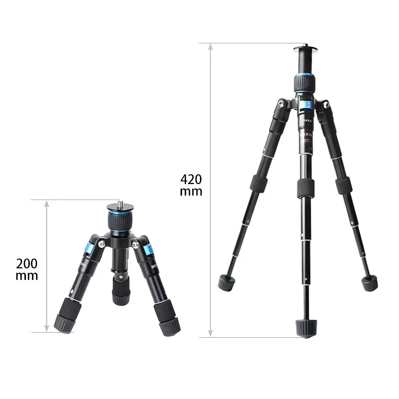 Bexin  ms08 kamera bordstativ bärbart resestativ videostativ fotografering monopod stativ bas för slr-kamera huvudförlängningsstång