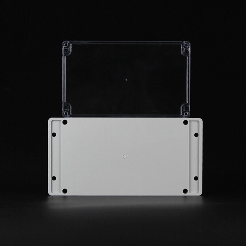 200x120x75mm ABS IP65 Waterproof Plastic Wire Junction Box With Mounted Distribution Clear Enclosure Transparent Project Case