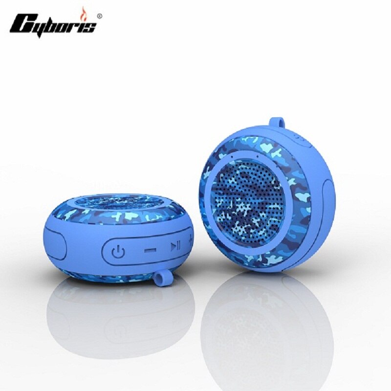 IP67 5W Diepe Bas Zwemmen Speaker Zwembad Drijvende Tws Bluetooth Speakers Draadloze Waterdichte Stereo Voor Outdoor Tf Speake Калонка: Blue