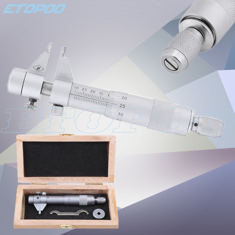 Mikrometr wewnętrzny 5-30/25-50/50-75/75-100mm/100-125mm/125-150mm/150-175mm mikrometry metryczne z węglików spiekanych