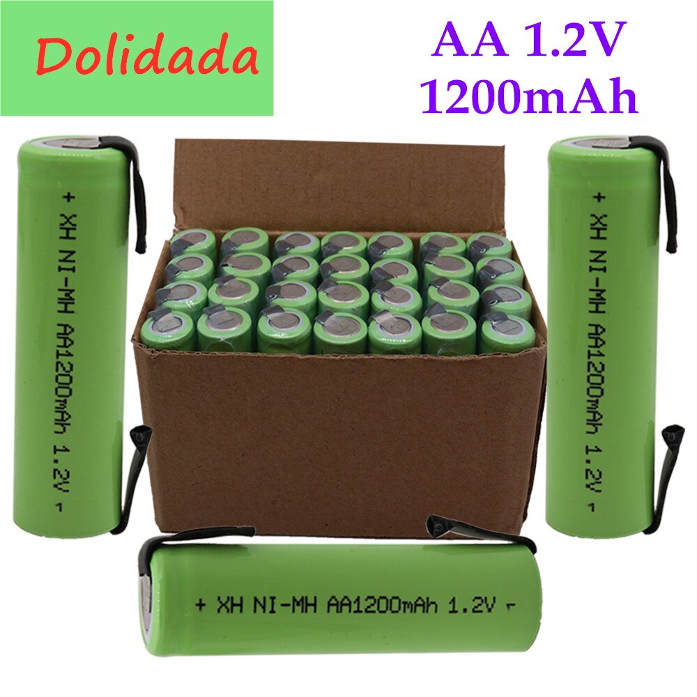 Features battery type: AA battery voltage: 1.2V Real capacity is about 1200mAh Material: NIMH battery Battery dimensions: 14.5mm