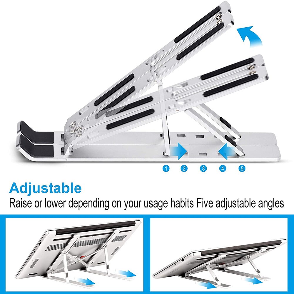 Portable Laptop Adjustable Stand Base Laptop Table Support Notebook Holder for Macbook Pro Computer Stand Tablet Bracket