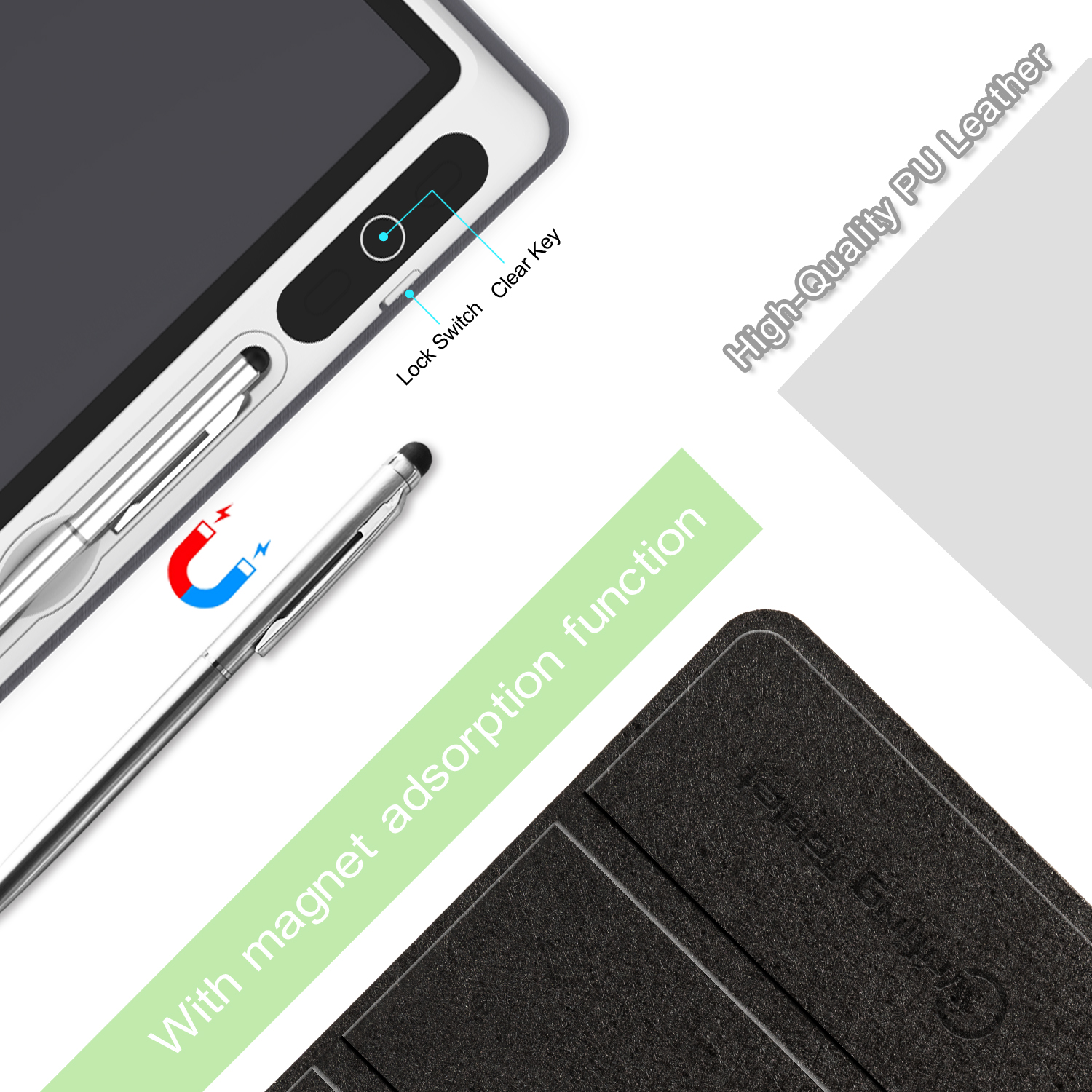 9.3inch LCD Writing Tablet Doodle Board, Flip protestive Cover , Doodle Board ,Christmas for 3 4 5 6 year Old BOYs /GIRLs