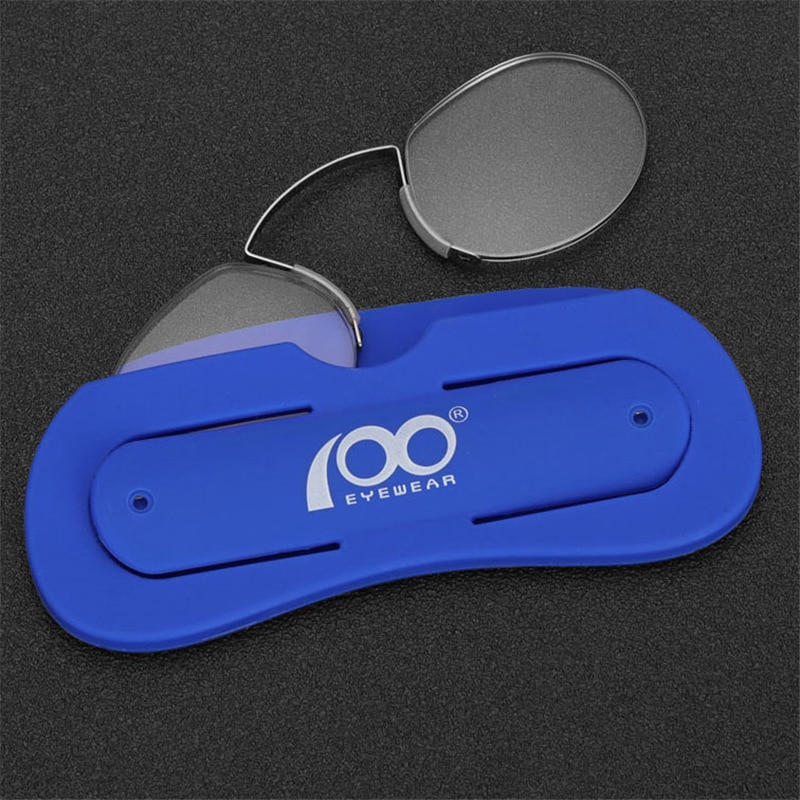 vision reading glasses stainless steel anti blue light SOS Emergency Nose Clip eyeglasses presbyopia #RD8107C8