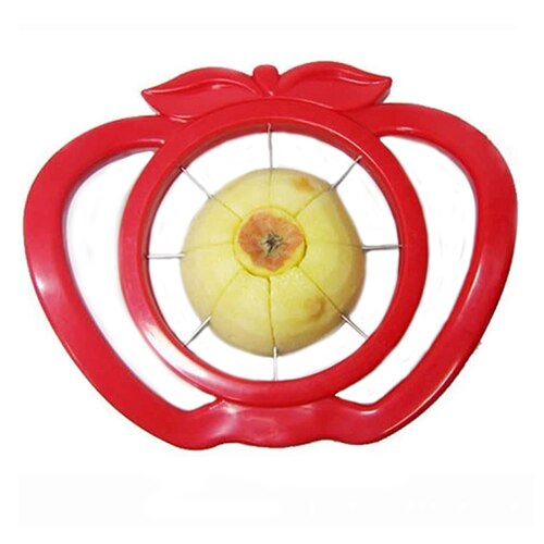 Stainless Steel+ Plastic Kitchen apple slicer Easy Cutter Pear Fruit Divider Tool Comfort Handle for Kitchen Apple Peeler