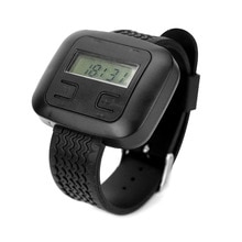  Wireless Waiter Calling System 1 Wrist Watch Receiver +2 Super Thin Call Buttons For Restaurant Coffee Shop